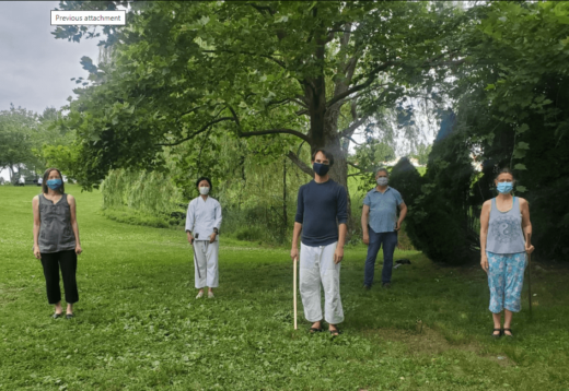 Bokken practice (danehy park) 070720
